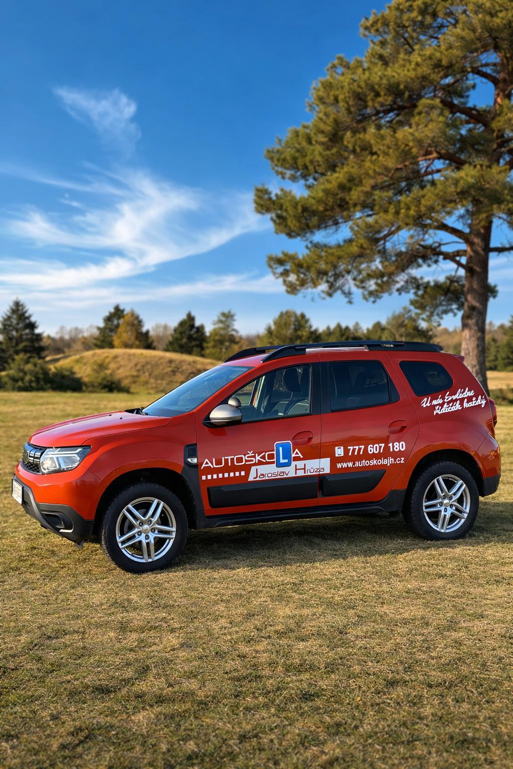 Dacia Duster – výcvikové vozidlo Autoškoly J&H